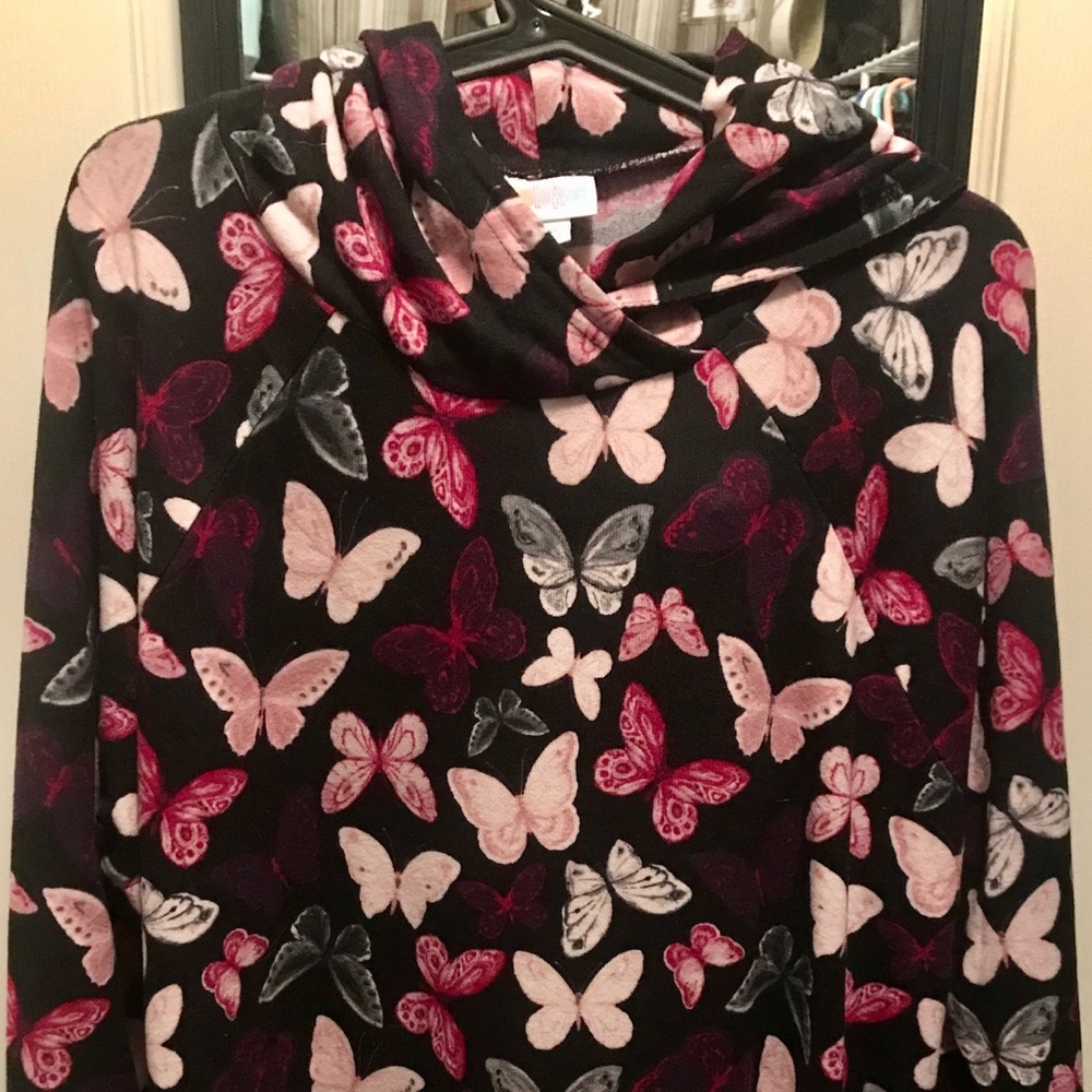 BNWT LuLaRoe Amber with Butterfly Print